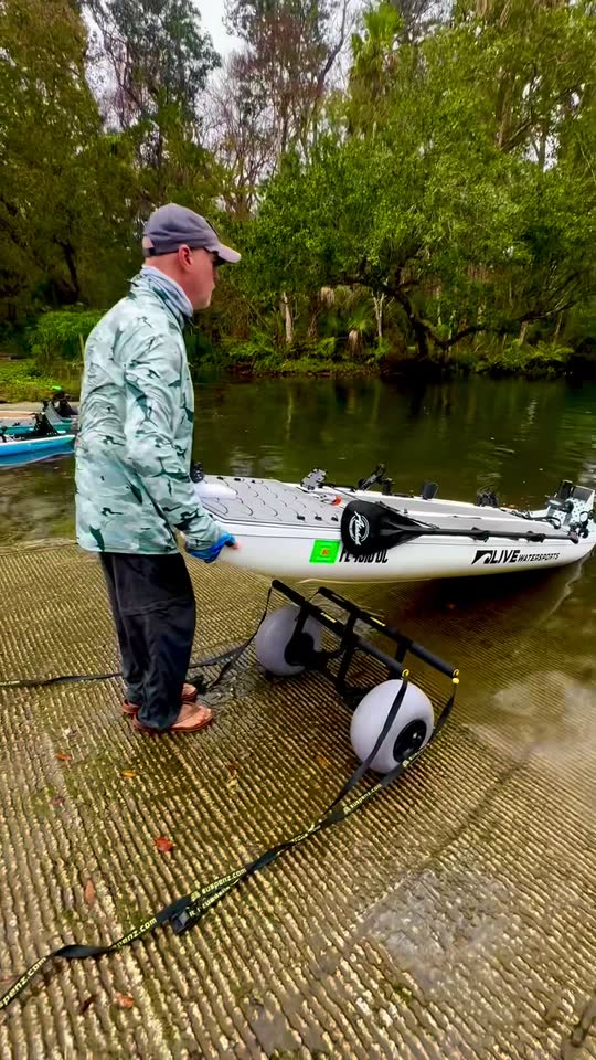 Fully rigged, and one person can load it